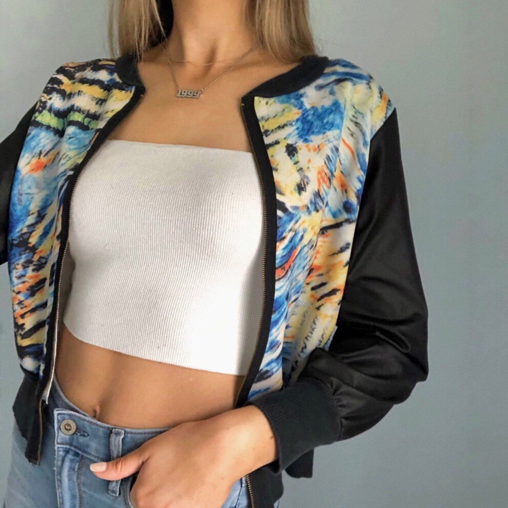 H&M zip up cardigan